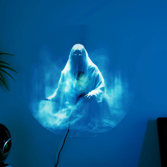 Affichage publicitaire de projection de ventilateur holographique 3D de 16,1 pouces Convient aux enseignes.