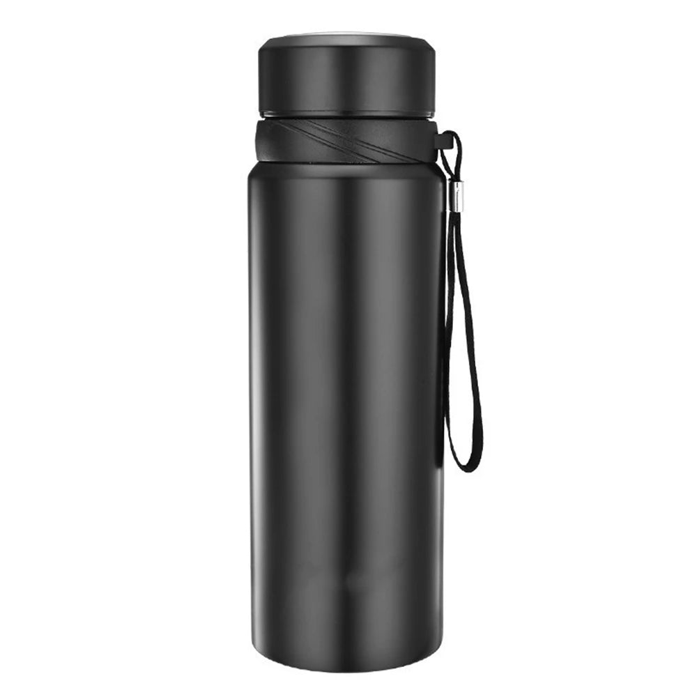 Bouteille thermos en acier inoxydable 1L, garde vos boissons chaudes ou froides – idéale pour eau, thé, café, avec flacon à vide performant.