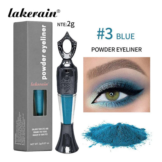 4Colors Etro Bottle Powder Eyeliner Mineral Powder Eye Liner Stick Imperméable Longue Durée Noir Kohl.