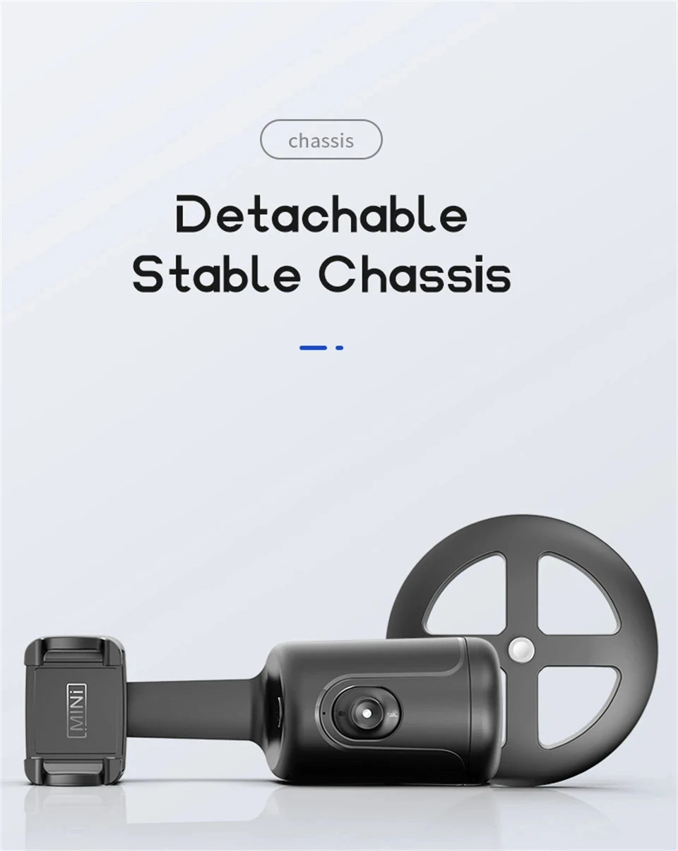 COOL DIER NEW P01 360 Rotation Gimbal Stabilizer AI Face Tracking Desktop Gimbal PTZ for Tiktok Smartphone Live