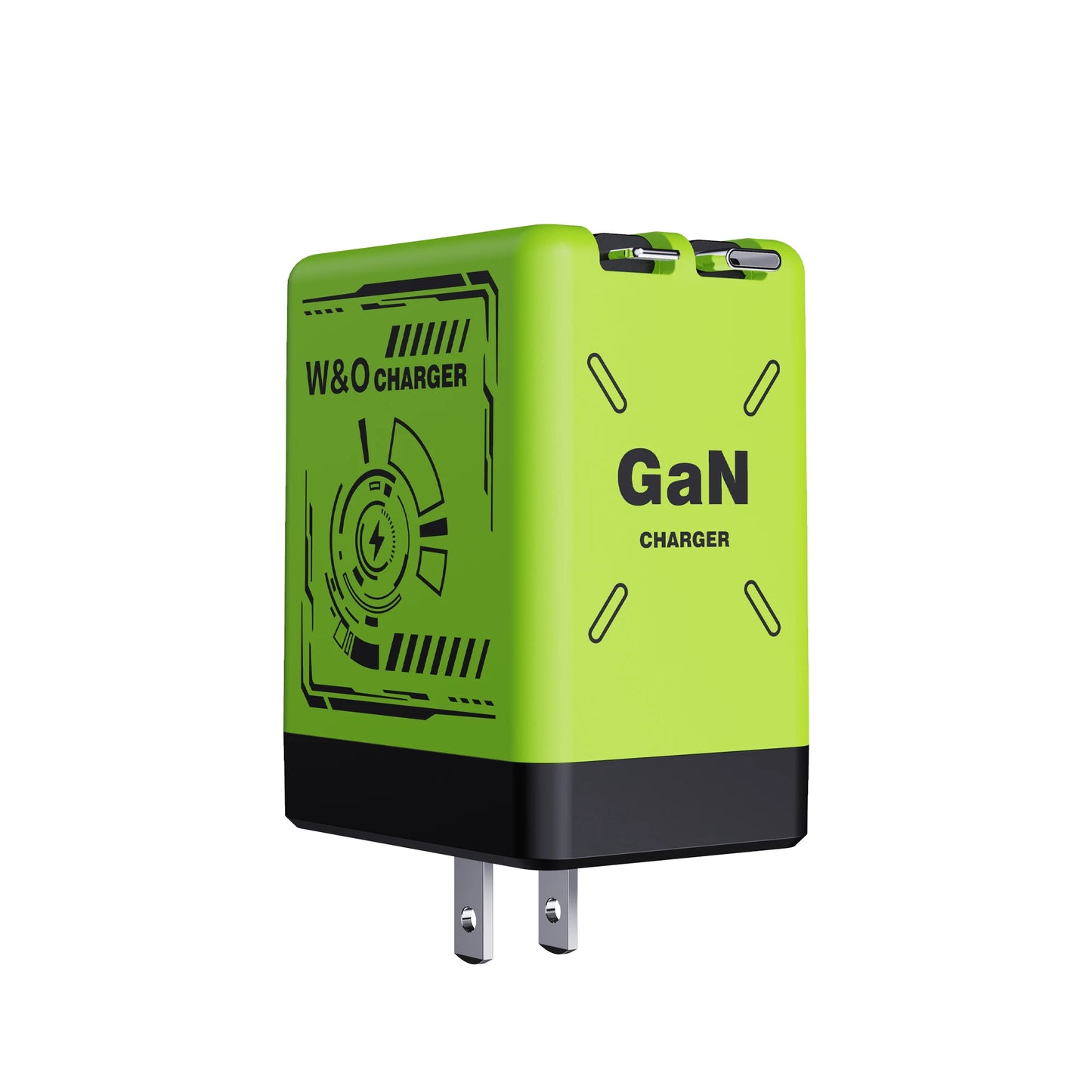 Chargeur 2-en-1 GaN 120W – Câble rétractable Type-C & Lightning | Adaptateur Portable Universel (F3)