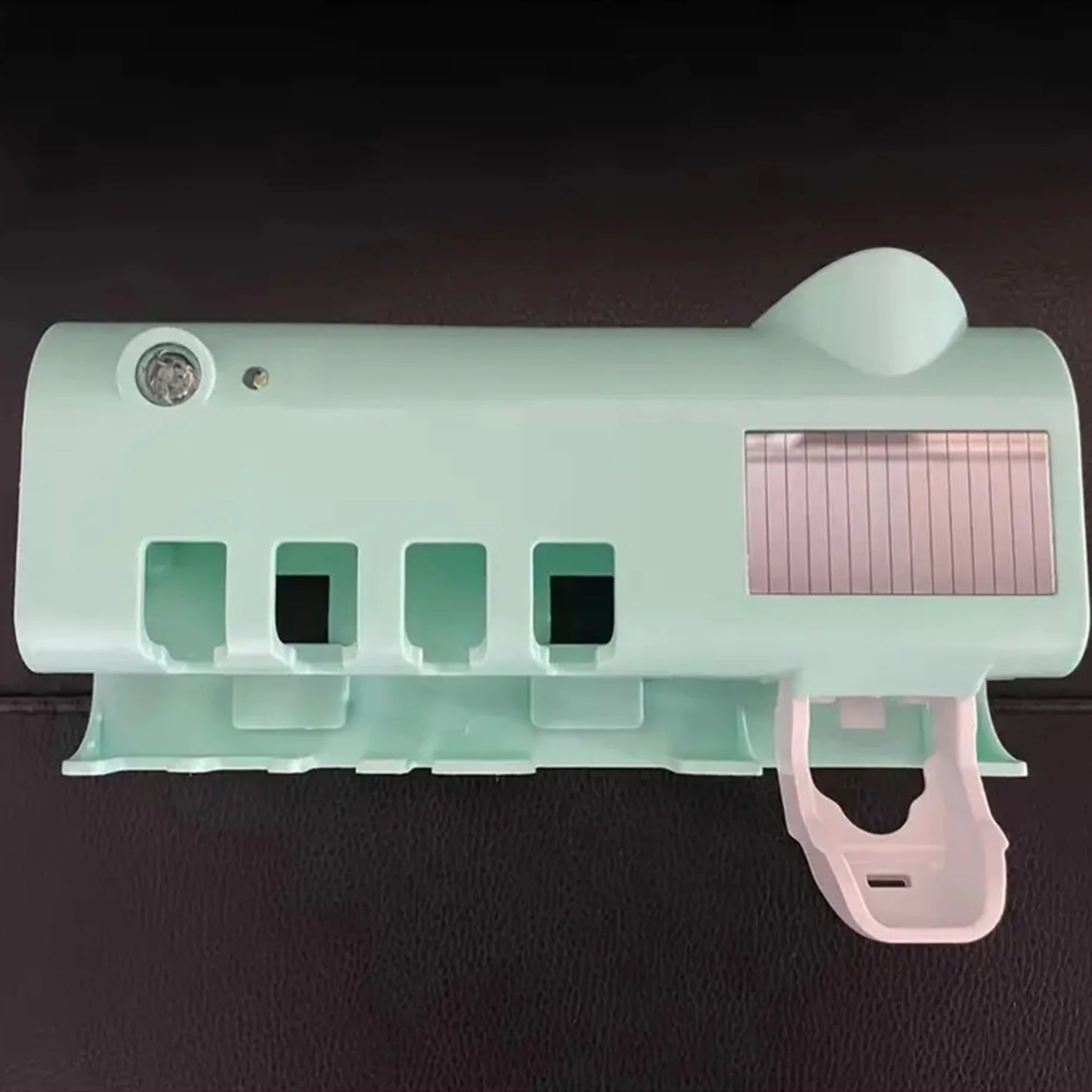 porte-brosse à dents désinfectant, un distributeur de dentifrice mural et un ensemble d'accessoires de salle de bain