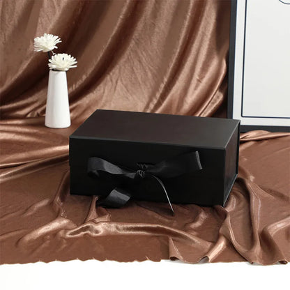 Coffret cadeau magnétique de luxe, coffret cadeau pliable, couvercle rabattable, coffret cadeau de Saint-Valentin