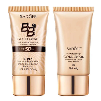 Fond de teint liquide BB crème mat SADOER, non gras, waterproof.
