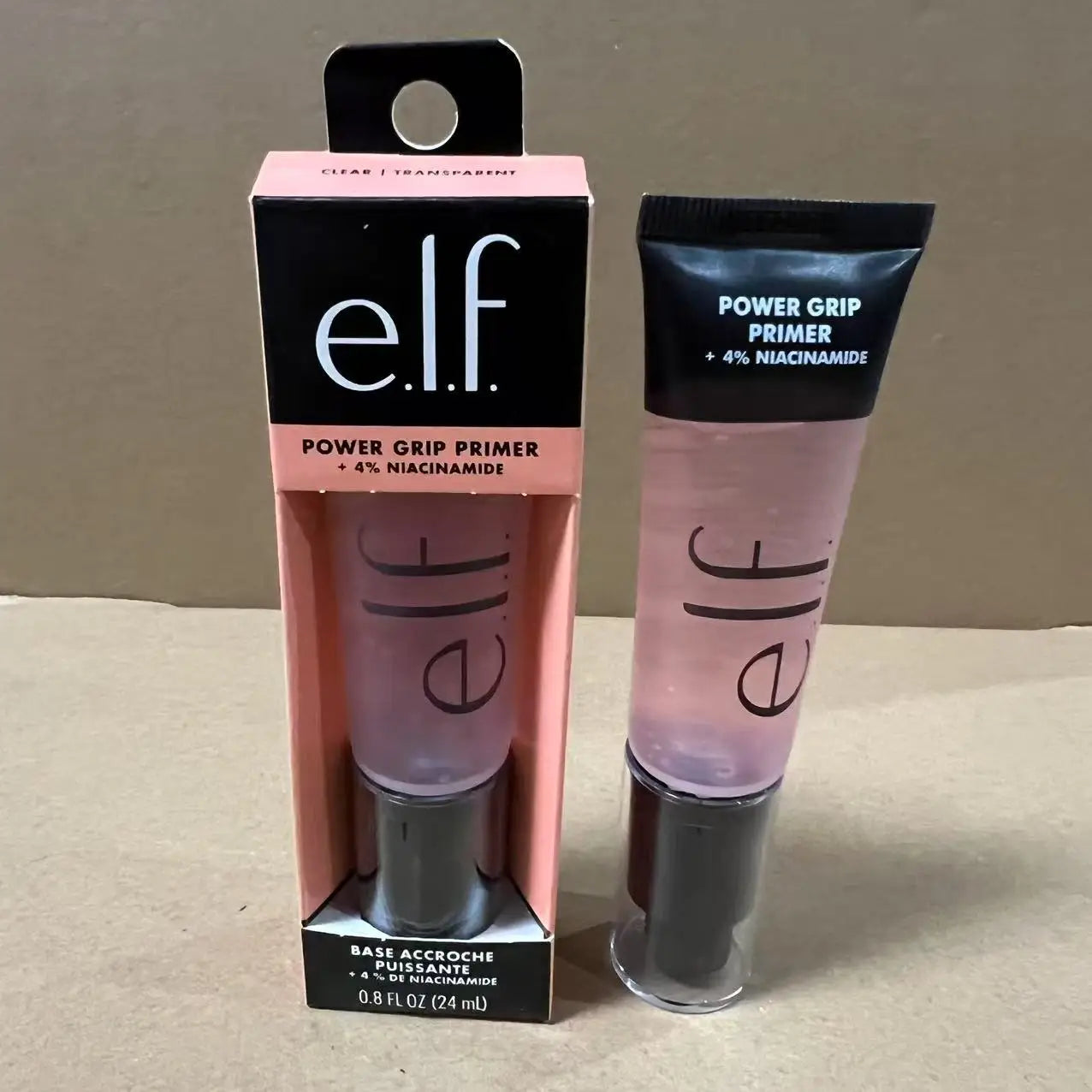 Gel Primer Power Grip Acide Hyaluronique et Niacinamide 4% Acide Éclaircissant Hydratant Longue Durée.