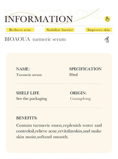 BIOAQUA – Sérum Visage Concentré à la Vitamine C, Rétinol & Acide Hyaluronique, Essence Anti-Âge Éclaircissante.