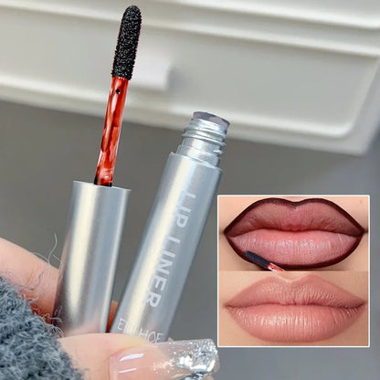 Crayon à lèvres imperméable Peel Off Tattoo Lipgloss Imperméable Longue durée Teinte pour les lèvres mates Contour brun Tear-off Lèvres Tache Cosmétique