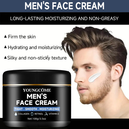 Crème Hydratante Collagène pour Hommes – Avec Rétinol & Vitamines