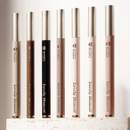 Eyeliner liquide ultra-fin Imperméable Paillettes Matte Black Shiny Eyeliner Lying Silkworm Pen Eye Beauty Party Makeup Tools