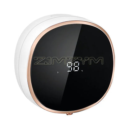 Distributeur de savon intelligent à 3 vitesses Lave-mains à induction sans contact Distributeur de savon liquide mural avec affichage numérique de température