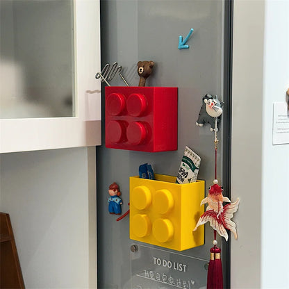 Boîte d'absorption magnétique en forme de bloc de construction