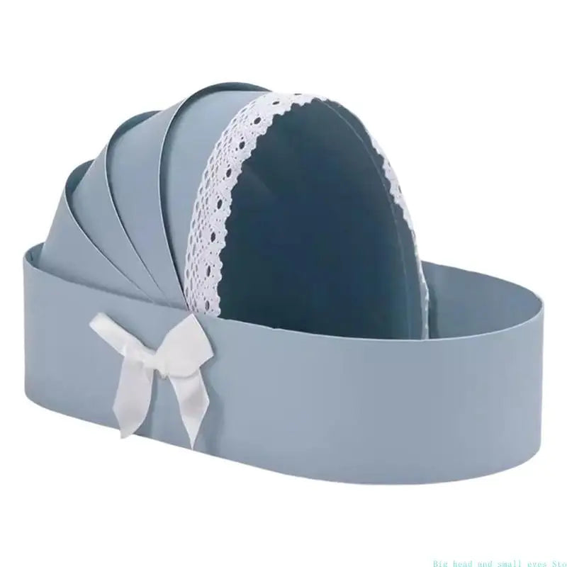Coffret cadeau unique en forme de berceau, réutilisable, idéal pour baby shower