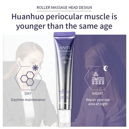 O'CHEAL – Crème Contour des Yeux avec Applicateur Roller Massant