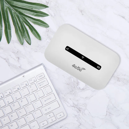 4G LTE Mobile WiFi Router 3000mAh 150Mbps Wireless Internet Router with SIM Card Slot Modem Router for Home Office Car Travel
