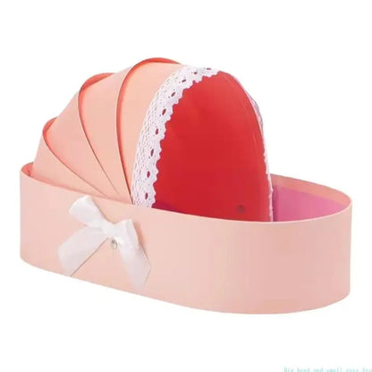 Coffret cadeau unique en forme de berceau, réutilisable, idéal pour baby shower