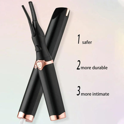 Portable 3 Mode de température Cils chauffants Outil de curling Électronique USB Natural Fake Eye Lash Curler Fournitures de beauté