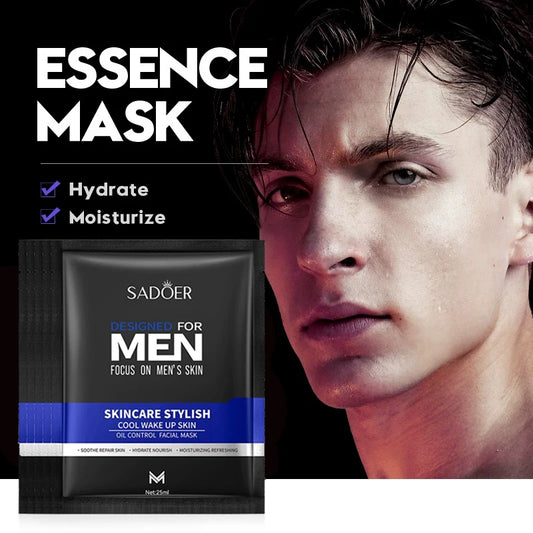 SADOER – Masque Visage pour Hommes, Hydratation intense • Anti-âge.