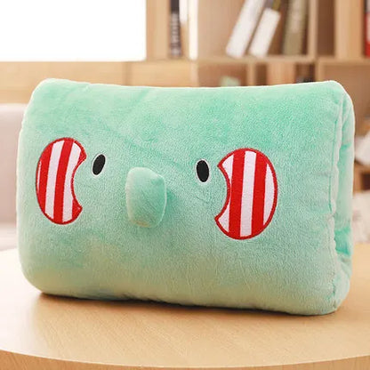 Coussin mignons pour enfants Jouets en peluche de dessin animé d'hiver Chauffe-main, non électrique