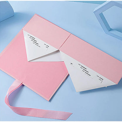 Coffret cadeau magnétique de luxe, coffret cadeau pliable, couvercle rabattable, coffret cadeau de Saint-Valentin