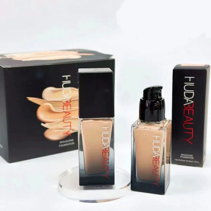 34ml HUDA Fond de teint liquide impeccable Correcteur mat Maquillage facial nourrissant longue durée Pores dissimulés Cosmétiques respirants