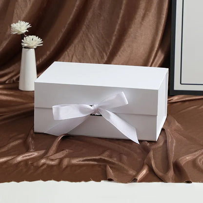 Coffret cadeau magnétique de luxe, coffret cadeau pliable, couvercle rabattable, coffret cadeau de Saint-Valentin