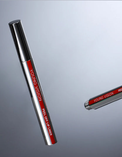 YOUNG VISION Tear-Off Lip Liner Peel-Off Lip Liner Matte Smudge-Free Hook & Loop Lip Pencil Crayon de maquillage 3 couleurs