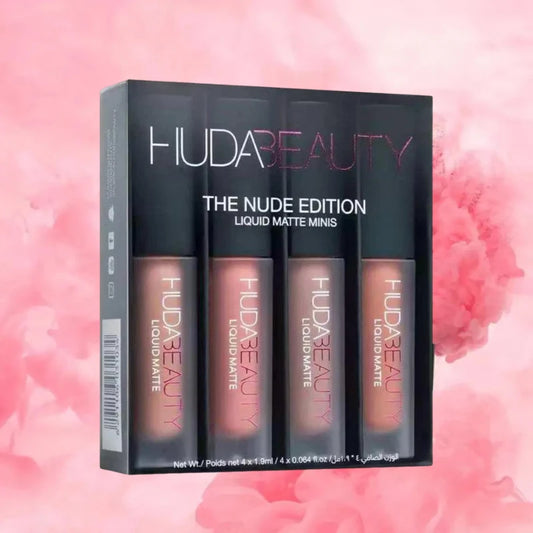 Face Liquid Concealer Rouges à lèvres Eyeliner Set HUDA Stick Shimmer Shine Maquillaje Ombre à paupières Maquillage étincelant Cosmétique