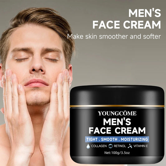 Crème Hydratante Collagène pour Hommes – Avec Rétinol & Vitamines