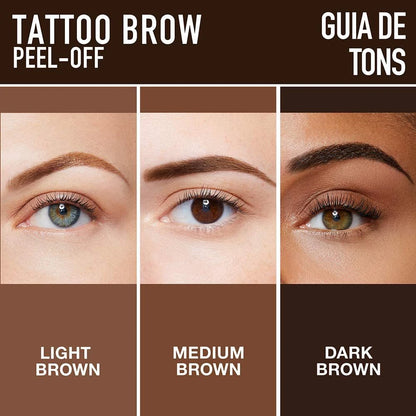 Tatouage d’une durée de 3 jours, types de crème de gel pour sourcils faciles à décoller, cosmétiques imperméables résistants à la transpiration, résistants à la transpiration, longue durée