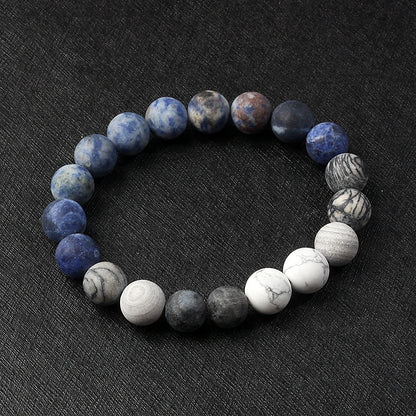 🌌 Bracelet Galaxie – 8 Planètes du Système Solaire & Étoile Gardienne