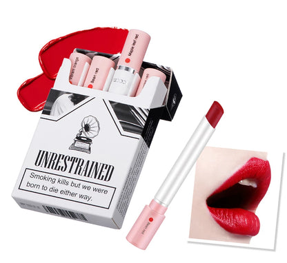 4 Couleurs  Rouge à lèvres Cosmétiques Ensemble de rouge à lèvres Lip Tint Lip Gloss Waterproof Maquillaje Matte Long Lasting Make Up Pomade Kits
