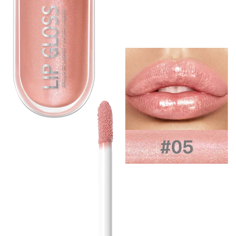 USHAS – Gloss à Lèvres Pailleté 12 Couleurs-Effet Diamant & Longue Tenue