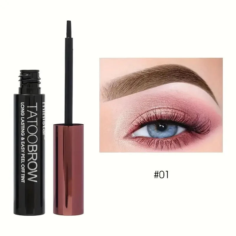 Gel-crème longue tenue Tattoo Brow pour sourcils – Waterproof, résistant, facile à décoller, teinte impeccable