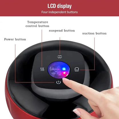 Dispositif de Massage et Grattage Intelligent par Ventouse Chauffante