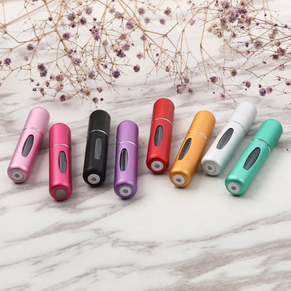 Mini flacon de parfum rechargeable portable de 5 ml ou 8 ml, de voyage