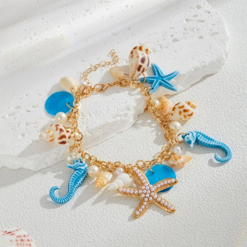Bracelet de Luxe à Pampilles en Perles – Cristal No.5, Cadeau Élégant pour Femme