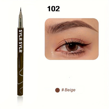 Stylo à sourcils ultra fin de 0,008 mm, longue durée, résistant aux taches, imperméable, haute pigmentation.