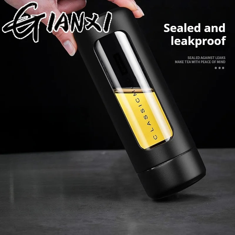 🍵 GIANXI Office – Tasse à Thé 380 ml avec Filtre Séparateur
Tasse Portable Résistante à Haute Température.