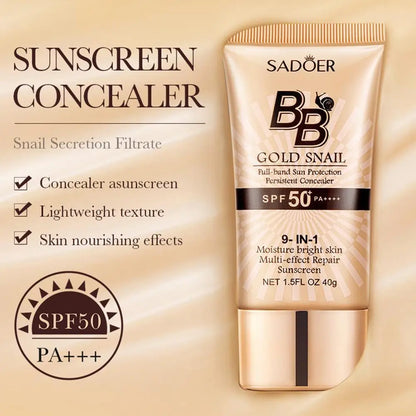 Fond de teint liquide BB crème mat SADOER, non gras, waterproof.