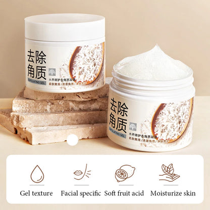 BIOAQUA Gel exfoliant pour le visage au riz blanc Hydratant Soins de la peau nourrissants Gommage pour le visage Crème pour le visage Exfoliants pour le visage Soins de la peau
