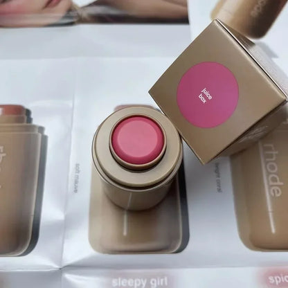 RHODE Maquillage Joues Blush, Stick Brillant à Lèvres Étui de Téléphone pour iPhone.