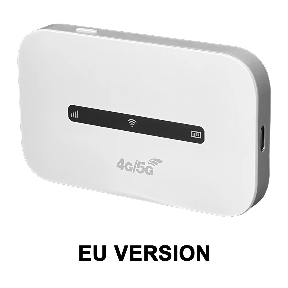 4G LTE Mobile WiFi Router 3000mAh 150Mbps Wireless Internet Router with SIM Card Slot Modem Router for Home Office Car Travel