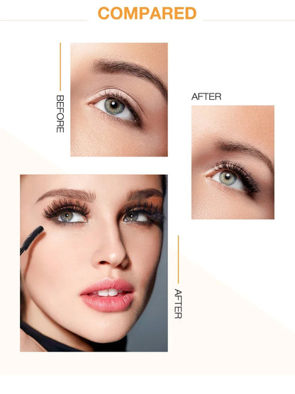 Mascara 3D Allongant Noir – Extension de Cils Effet Volume, Longueur et Définition