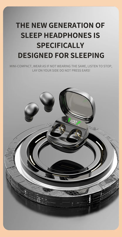 Xiaomi Mini sans fil Bluetooth 5.3 Casque Petits écouteurs Sommeil Travail Musique Sports Invisible HD HIFI Basse Qualité sonore Écouteurs
