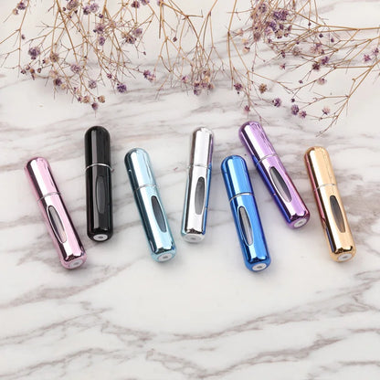 Mini flacon de parfum rechargeable portable de 5 ml ou 8 ml, de voyage