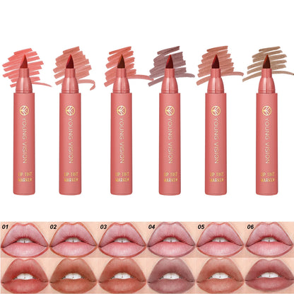 Stylo à Lèvres Précis – 6 Couleurs Intenses | Mat & Longue Tenue