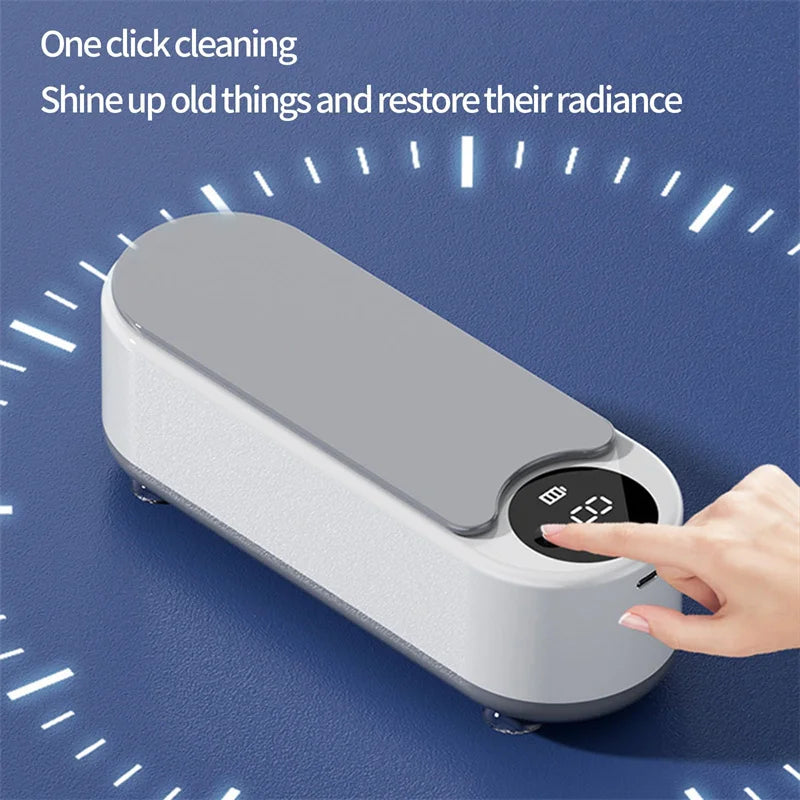 Nettoyeur à ultrasons portable Clean Pod 450 ml, appareil de nettoyage.