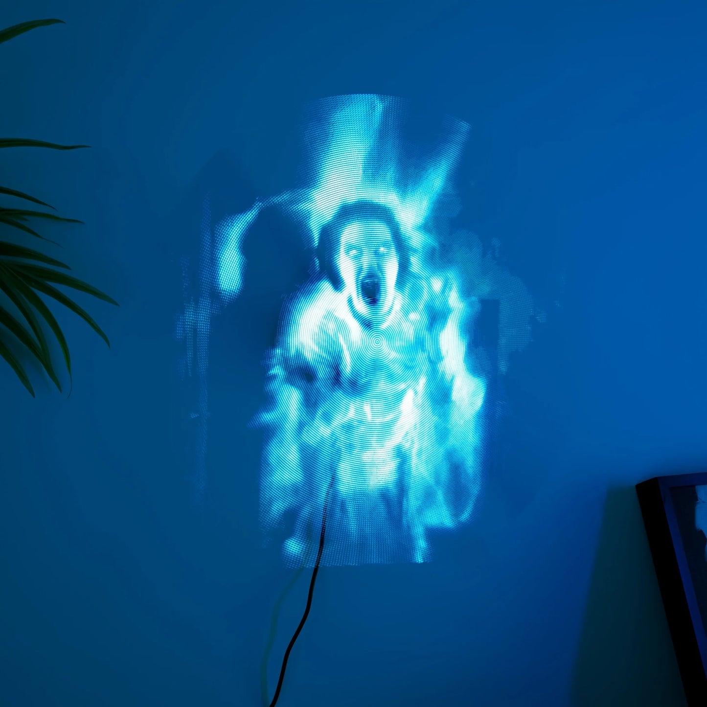 Affichage publicitaire de projection de ventilateur holographique 3D de 16,1 pouces Convient aux enseignes.