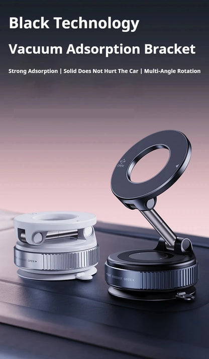 Pour le support de téléphone de voiture Magsafe 360 support. d'adsorption sous vide intelligent Support de pare-brise, magnétique stable