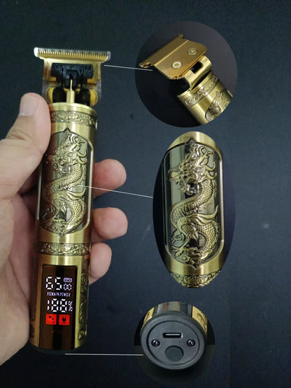 Rasoir Électrique Professionnel 3-en-1 pour Hommes  Tondeuse à barbe • Rasoir cheveux & contours • Style barber haute précision